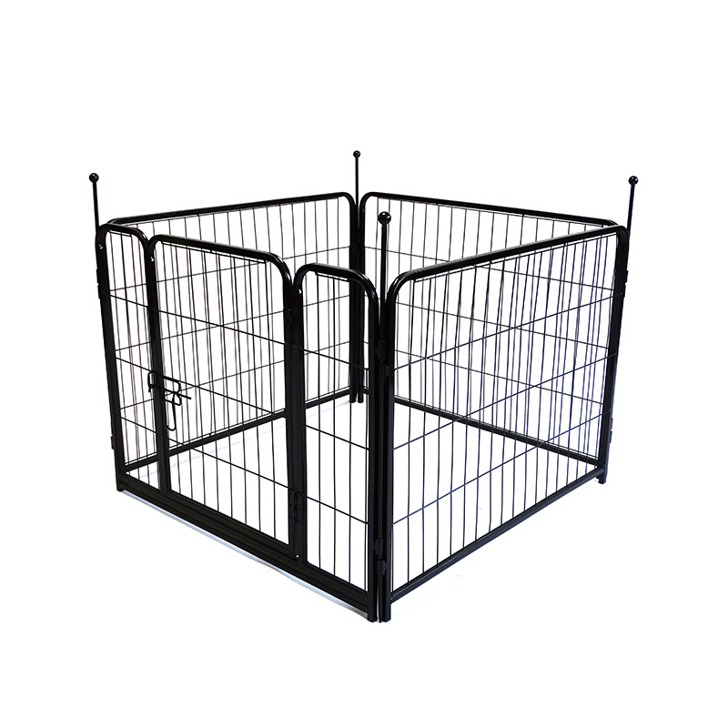 77*60*8 Iron Wire ohrádka pre psov 4-panelový plot pre psov Puppy Run Dog Fence